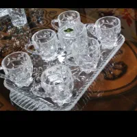 سرویس کریستال اصل ایتالیا برند لاروس|ظروف سرو و پذیرایی|قم, باجک دو|دیوار