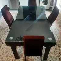 میز ناهار خوری ۴ نفره|میز و صندلی غذاخوری|تنکابن, |دیوار