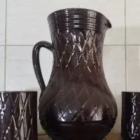 پازچ و لیوان مشکی قدیمی