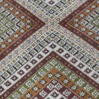 کناره گلیمی|فرش|ری, دولت‌آباد|دیوار