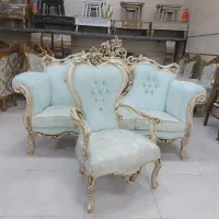 مبل استیل کلاسیک ۷نفره تمام راش درحدنو مدل اهورا