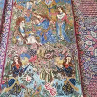 جفت قالیچه|فرش|کرمان, |دیوار