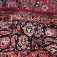 فرش دست‌باف مشهد ۱۲ متری اصیل قدیمی