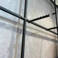 قفسه و رگال تیله ای و چوب کار