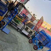 باربر بازاری چهار چرخ گاری دستی بازار.بارکش مستقیم