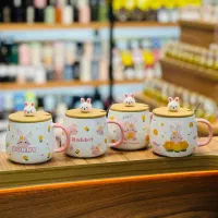 ماگ و لیوان فانتزی درب چوبی تراول ماگ