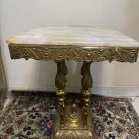 میز عسلی برنجی و میز جلو مبلی|مبلمان خانگی و میز عسلی|تهران, هروی|دیوار