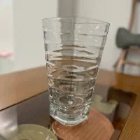 گلدان بلور ارتفاع ۲۵ عرض ۱۲ سانتی نتر