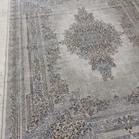 ٪٪فرش سوپر لوکس طرح نایین زمینه کرم روشن