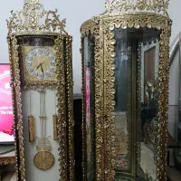 ست گنجه و ساعت برنجی نو|بوفه، ویترین، کنسول|نیشابور, عدالت|دیوار