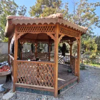 آلاچیق چوبی ،چوب روس نسوز