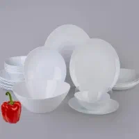 سرویس غذاخوری آرکوپال ۲۶ تکه پلمپ و آکبند و نو