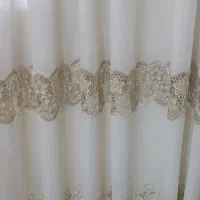 پرده کتان.  بدون پاری جنس خوب