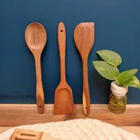 تولید کفگیر و قاشق  چوبی گردو