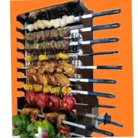 کباب پز گازی ایستاده بدون دود ضیافت ( ۹ و ۱۴ سیخ )