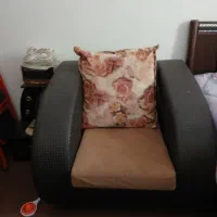 مبل هفت نفره سالم راحتی|مبلمان خانگی و میز عسلی|قم, پردیسان|دیوار