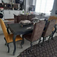 نهارخوری ۶ نفره سندپلاست شده نو