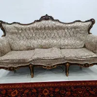 مبل سلطنتی راحتی 9نفره چوب راش|مبلمان خانگی و میز عسلی|گنبد کاووس, |دیوار