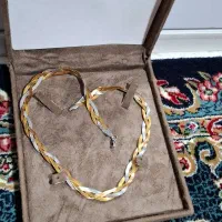 گردنبند ماری 3رنگ.استیل رنگ ثابت