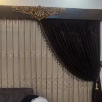 دو عدد پرده سالم همانند تصویر