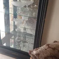 بوفه با چوب گردو و بسیار شیک و سالم|بوفه، ویترین، کنسول|کازرون, |دیوار