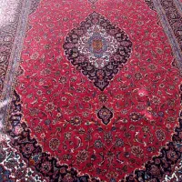 فرش دستبافت گون ماشینی طرح کاشان ۶ متری