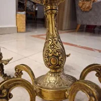 لوستر ۵ شاخه برنز|لوستر و چراغ آویز|تهران, اختیاریه|دیوار