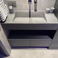 روشویی سرامیکی و کابین پی وی سی CODE 28
