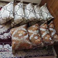 ۹ عدد بالشت و پشتی و درجه یک و بسیار زیبا ( نو )|رختخواب، بالش، پتو|تهران, نظام‌آباد|دیوار