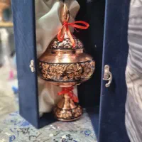 تولیدی ظروف مسی خاتم کاری میناکاری فیروزه کوبی