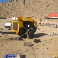 چاه کن باکمپرسور