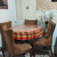 غذا خوری و مبل تمام چوب ۷ نفره|میز و صندلی غذاخوری|رباطکریم, رباطکریم|دیوار