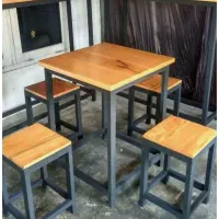 تولید میز و صندلی چهارنفره مناسب کافه و منزل