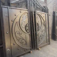 درب آهن آهنی حیاط حیاطی آهن اهنی|مصالح و تجهیزات ساختمان|تربت جام, شهید نصرالهی|دیوار