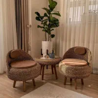 انواع ست ناهارخوری حصیری بارنگبندی