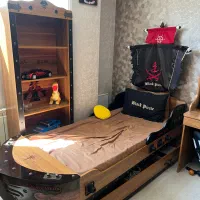 تخت و ست نوجوان طرح کشتی