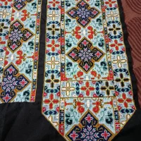 زی آستین  گل قالی