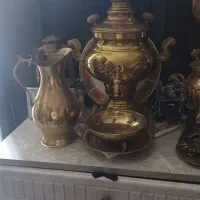 سماورذغالی ولوازمش کامل اصلا استفاده نشده