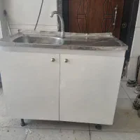 کابینت زیر ظرفشویی تمام MDF با سینک