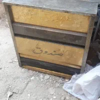 میز دو کشو استیل