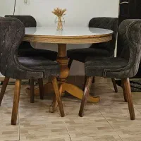 میز گرد ناهارخوری|میز و صندلی غذاخوری|رشت, حمیدیان|دیوار