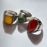 انگشتر نقره مردانه