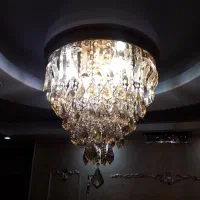 دو عدد لوستر کریستال اصلی