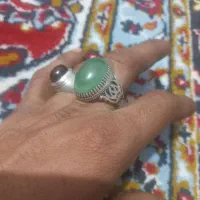 انگشتر نقره رکاب شیرازی دست ساز بسیار قدیمی