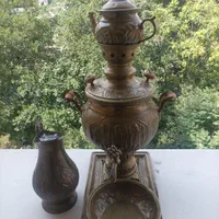سماور ذغالی با پارچ|صنایع دستی و سایر لوازم تزئینی|تهران, جماران (نیاوران)|دیوار