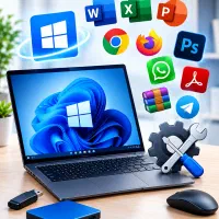نصب ویندوز و تعمیرات کامپیوتر و لپ‌تاپ در محل