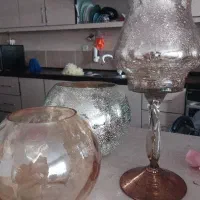 گلدان شیشه ای  در حد نو سالم