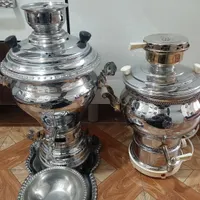 سماور گازی ۷لیتری وبرقی ۶لیتری نونو|سماور، چای‌ساز، قهوه‌ساز|تهران, استاد معین|دیوار