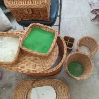 ست سبد های حصیری