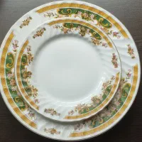 1بشقاب و 5پیش دستی چینی